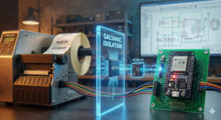 Labelmate PM-300-CS: interfacing an industrial labeler with ESP32 and galvanic isolation